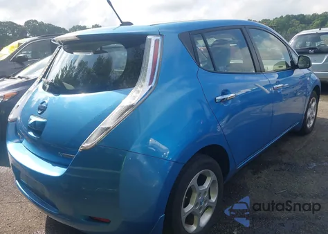2012 Nissan Leaf Sv/Sl из США, поврежденный, VIN JN1AZ0CP8CT017394